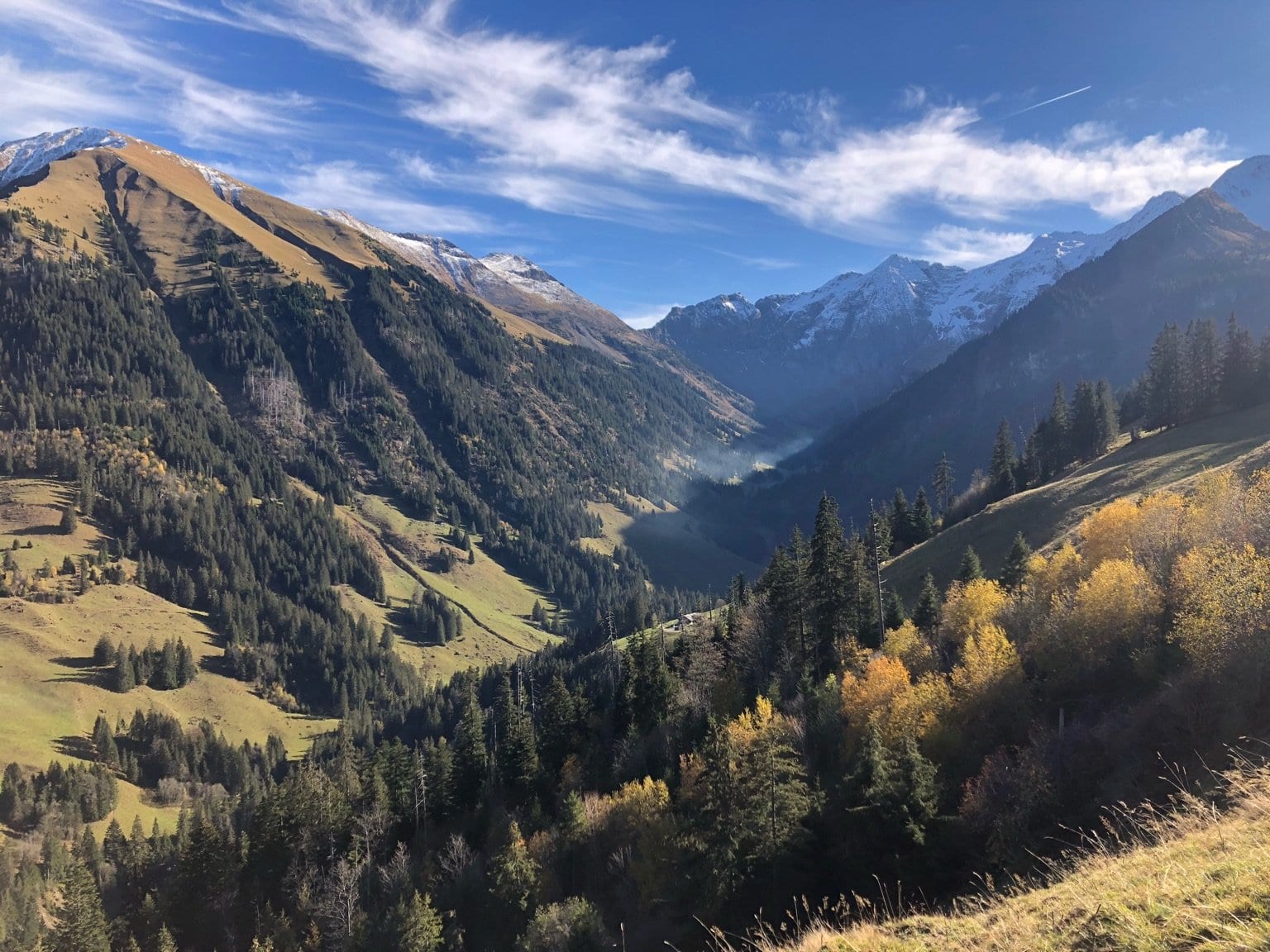 Blick in den Chirel östlich vom Wiriehorn